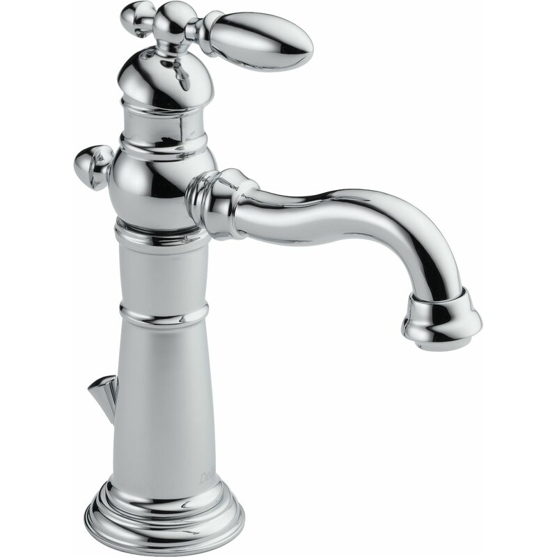 555LF RB CZ Delta Victorian Single Hole Bathroom Faucet Reviews Wayfair   Victorian Single Hole Bathroom Faucet 